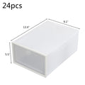 Shoe Storage Boxes Clear Plastic Stackable