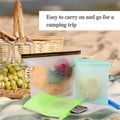 Reusable Silicone Food Storage Bags - Set of 3