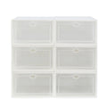 Shoe Storage Boxes Clear Plastic Stackable